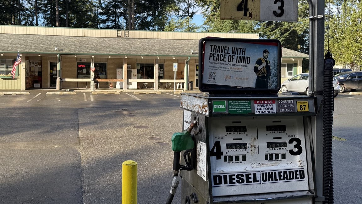 Gasoline, diesel and propane are all available.