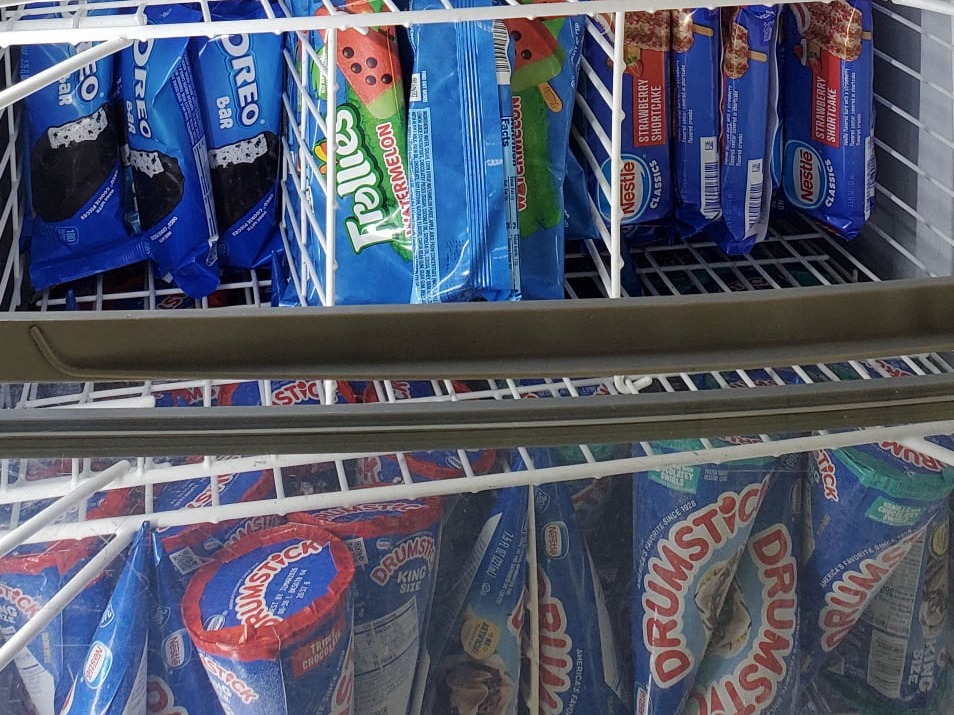 ice cream, popsicles