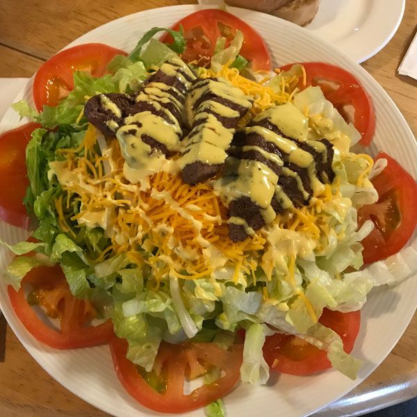 Anderson Island Cafe Steak Salad
